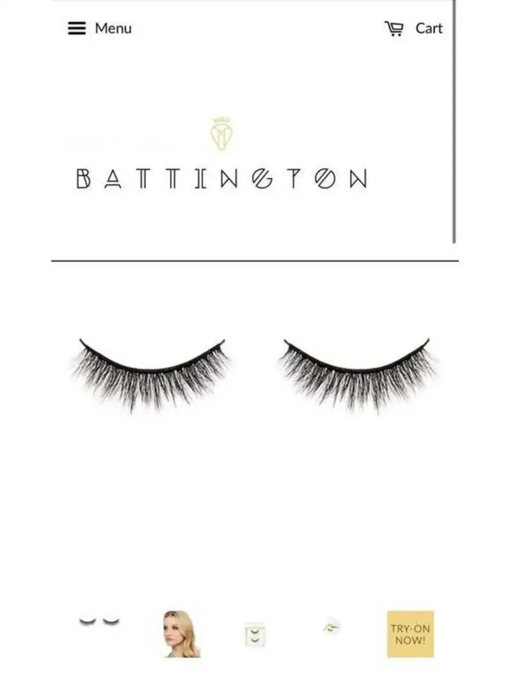 Battington Beauty: Harlow 3D Silk Lashes with Glue